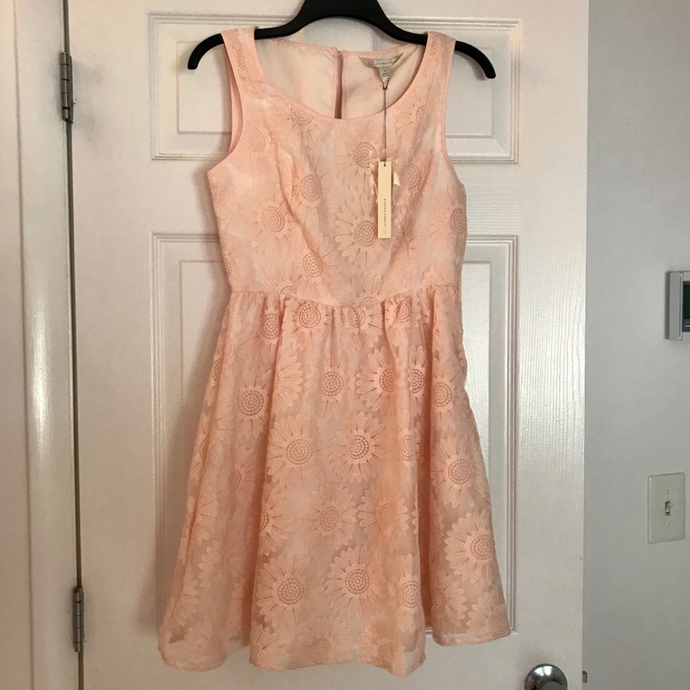 Brand new with tag a coral pink size 4 dress